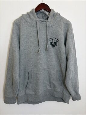 Antigua Next Adventure Gray Hooded Pullover Sweatshirt
